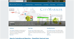 Desktop Screenshot of maps4office.com